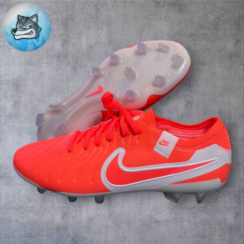 Men's Nike Tiempo Legend 10 Elite FG Soccer Cleats Mad Energy Sz 6.5 HF4371-800‎